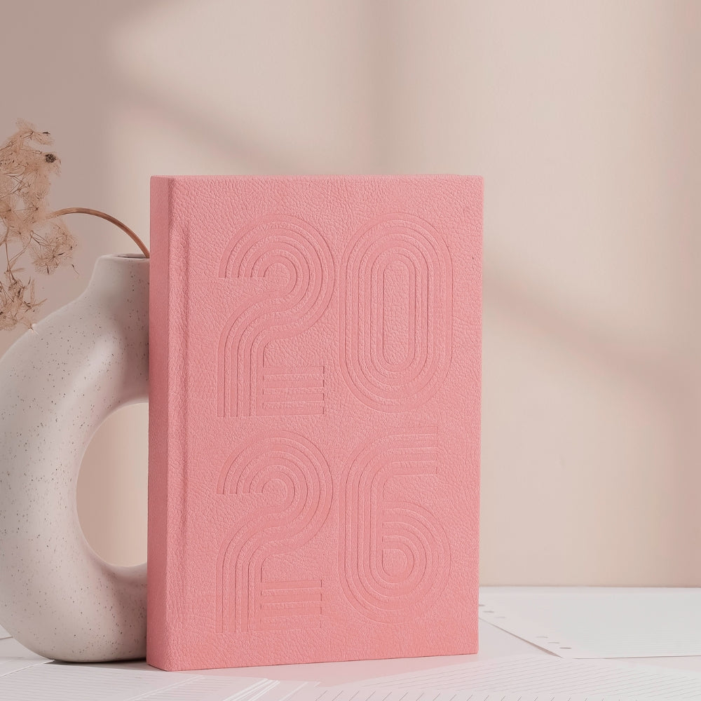 Darbo knyga su įspaudu - Rožinė