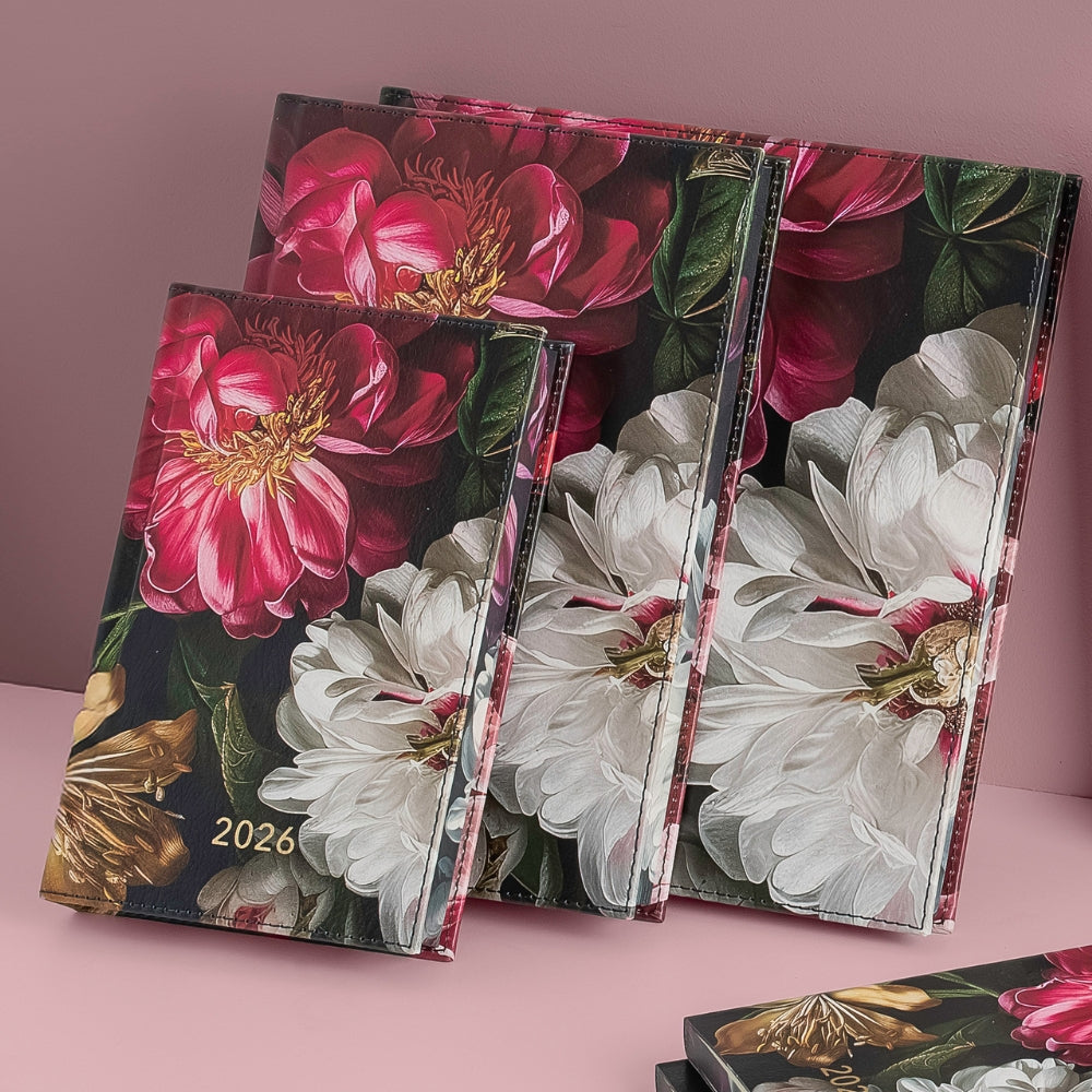 Darbo knyga su kietu eko odos viršeliu - Visatos žiedai