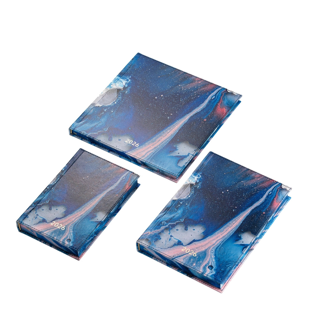 Darbo knyga su kietu eko odos viršeliu - Neptūnas