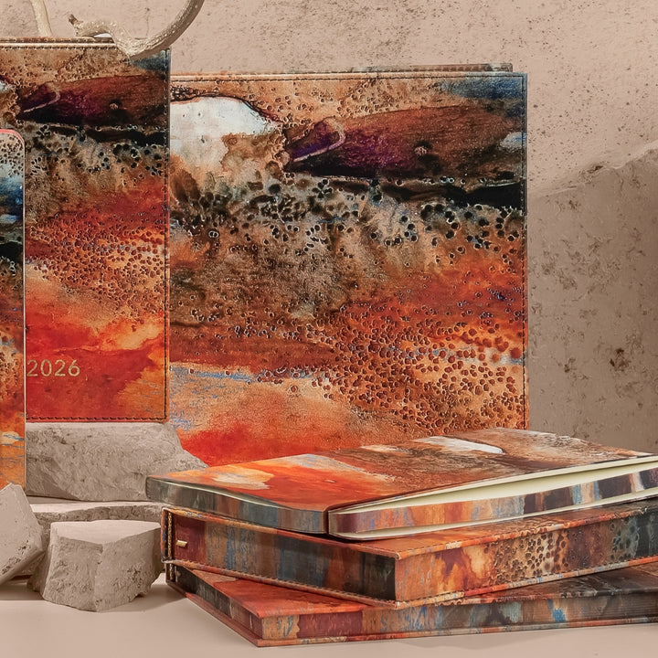 Darbo knyga su kietu eko odos viršeliu - Venera