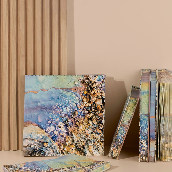 Darbo knyga su kietu eko odos viršeliu - Uranas