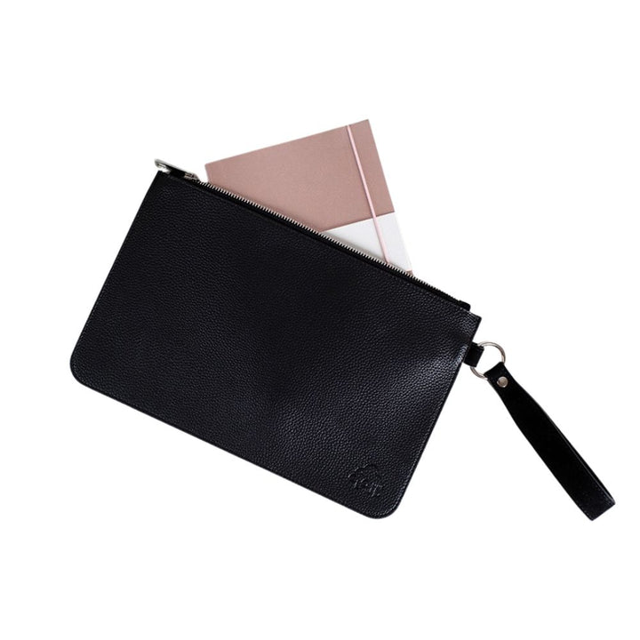 Delninė iš eko odos - Juoda