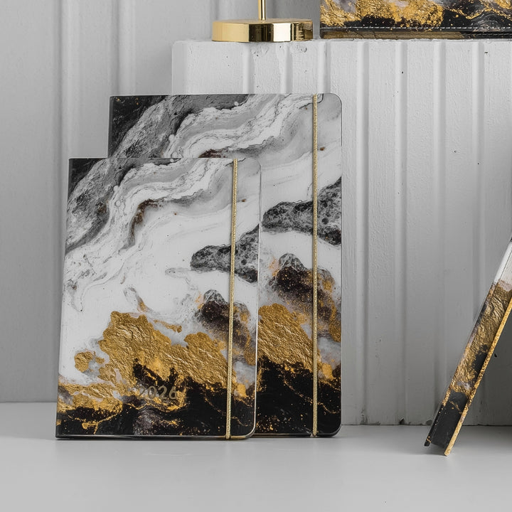 Darbo knyga minkštu viršeliu su gumele - Marsas