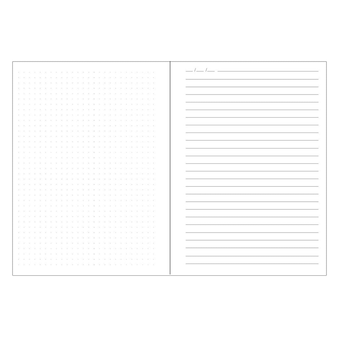 Užrašinė A5 su kietu viršeliu - Širdies spalvos