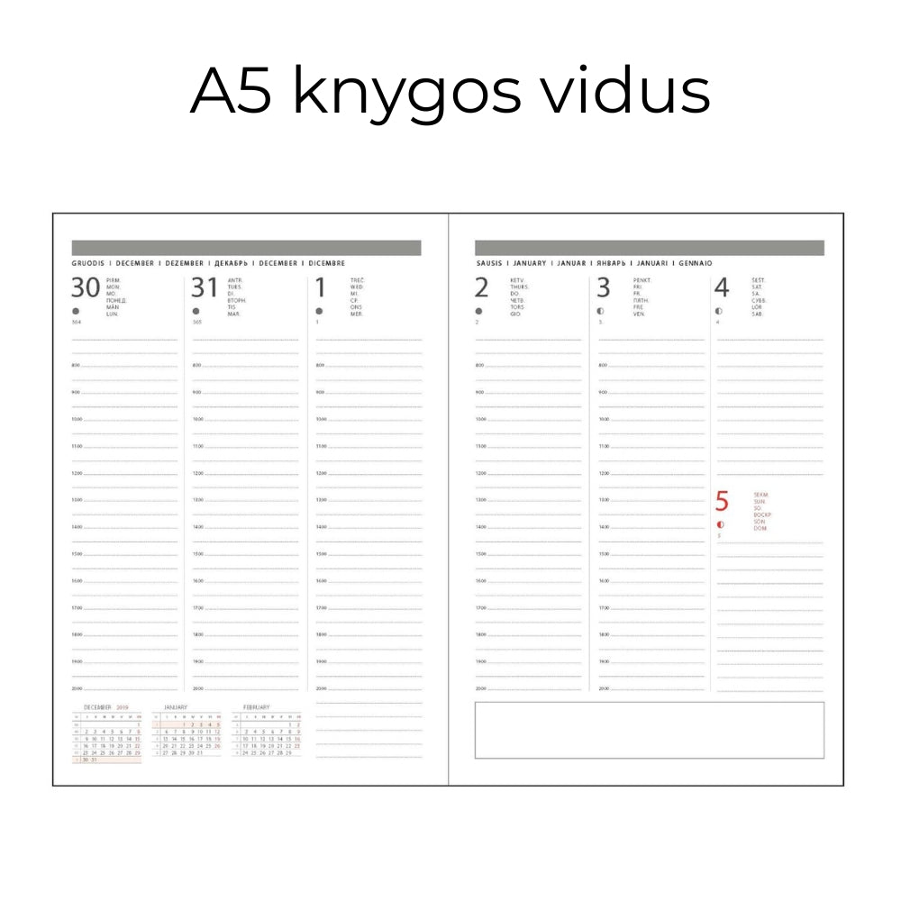 Darbo knyga minkštu viršeliu su gumele - Merkurijus