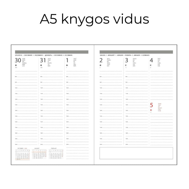 Darbo knyga minkštu viršeliu su gumele - Merkurijus