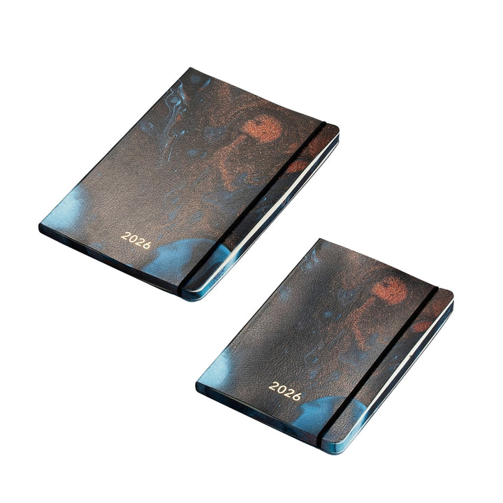 Darbo knyga minkštu viršeliu su gumele - Saturnas