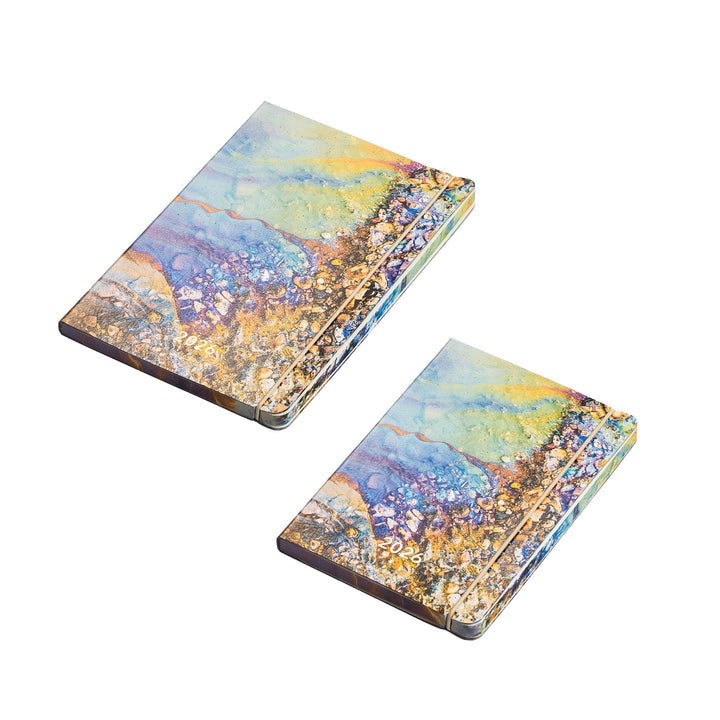 Darbo knyga minkštu viršeliu su gumele - Uranas