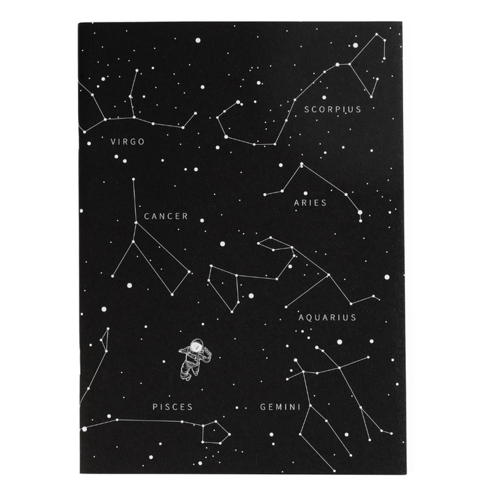 Drawing book with black pages “Starry night" (Kopija)