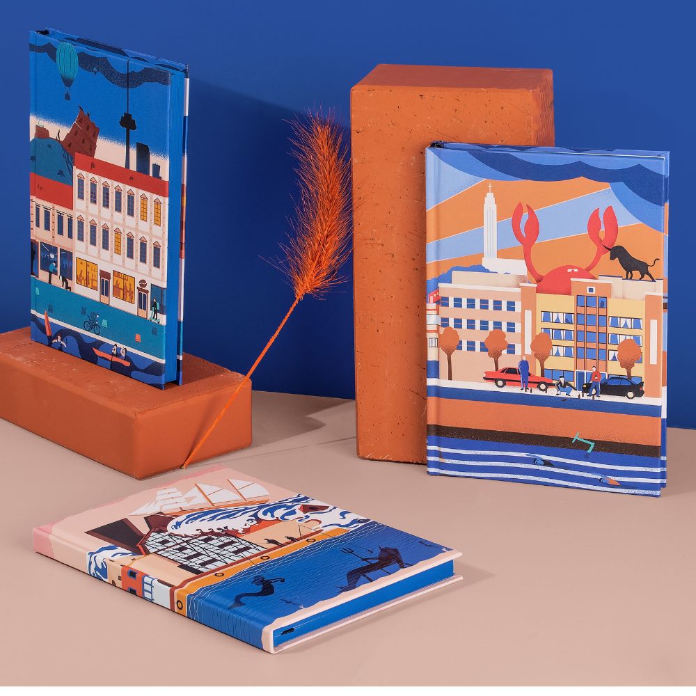 Užrašinė A5 kietu viršeliu - Kaunas