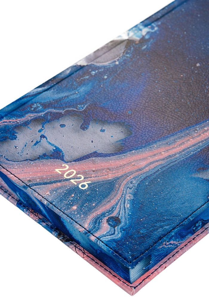 Darbo knyga su kietu eko odos viršeliu - Neptūnas