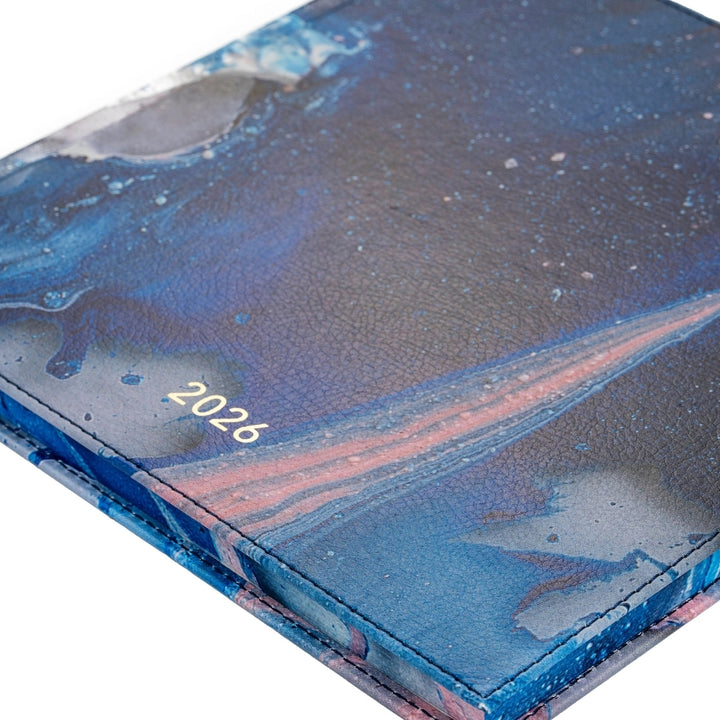 Darbo knyga su kietu eko odos viršeliu - Neptūnas