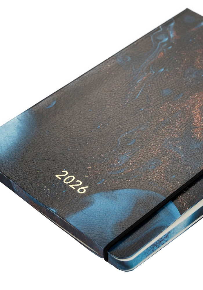 Darbo knyga minkštu viršeliu su gumele - Saturnas