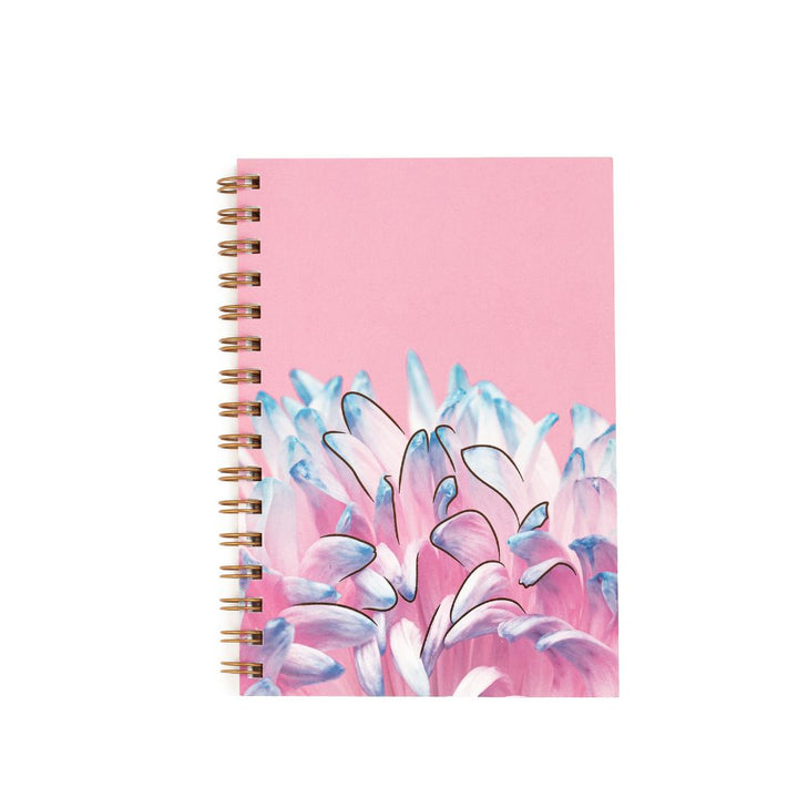 Spiralinė Užrašinė A5 taškeliais Rožinė
