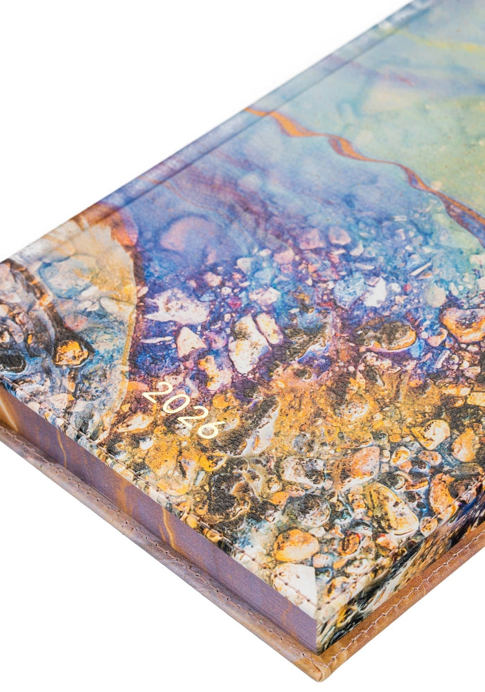 Darbo knyga su kietu eko odos viršeliu - Uranas