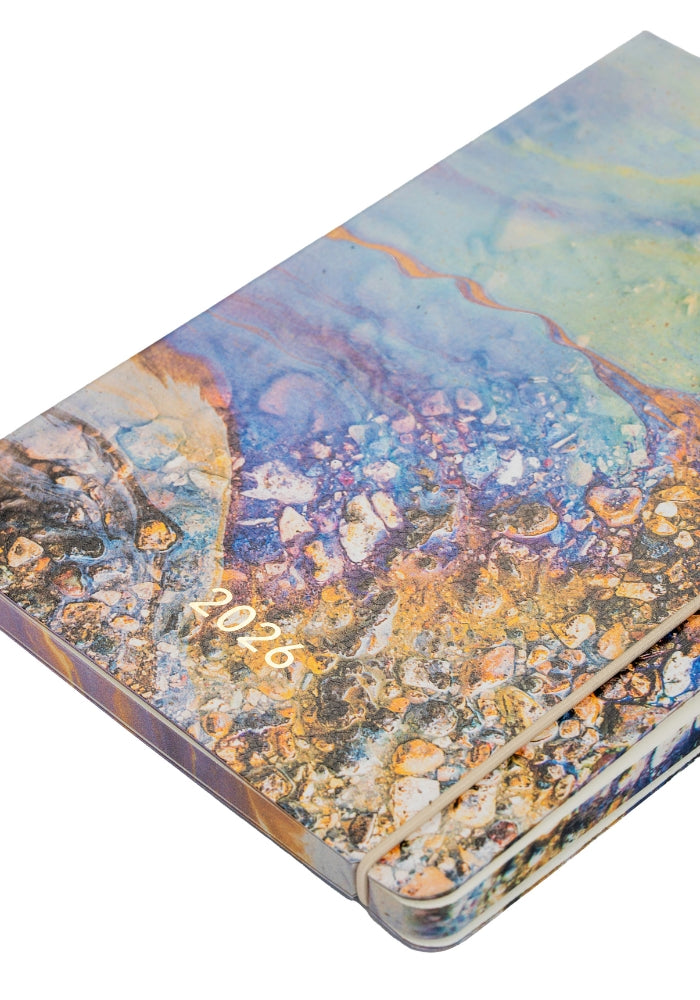 Darbo knyga minkštu viršeliu su gumele - Uranas