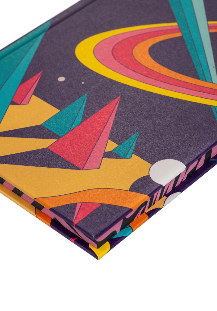 Užrašinė A5 su kietu viršeliu - Saturno žiedas