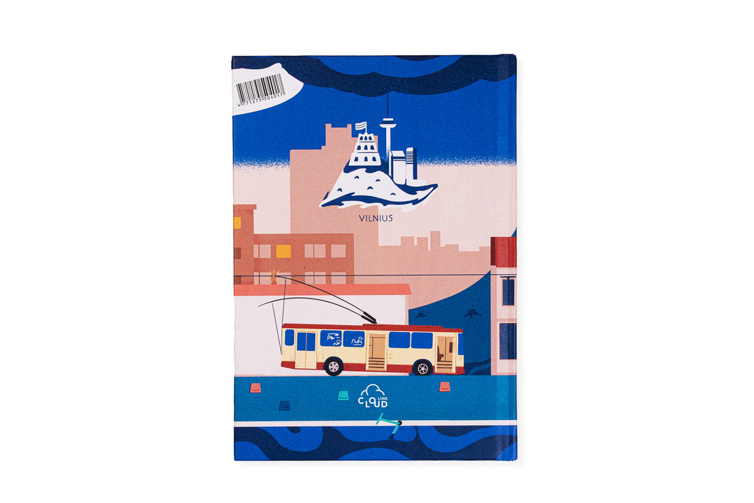 Užrašinė A5 kietu viršeliu - Vilnius