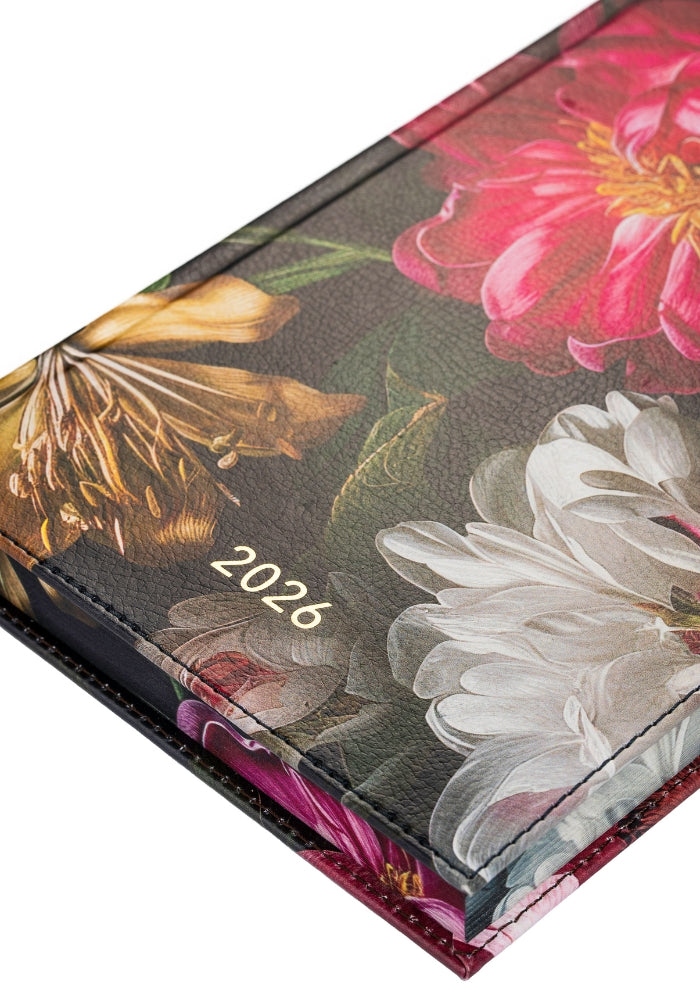 Darbo knyga su kietu eko odos viršeliu - Visatos žiedai