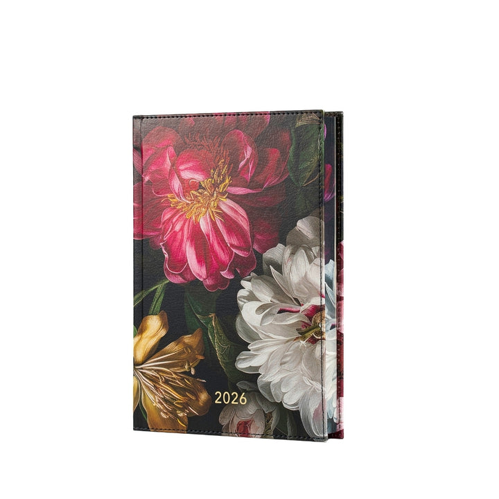 Darbo knyga su kietu eko odos viršeliu - Visatos žiedai