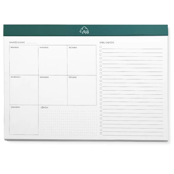 Savaitinis planuoklis Žalias