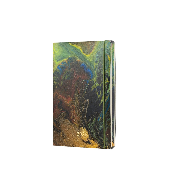 Darbo knyga minkštu viršeliu su gumele - Žemė