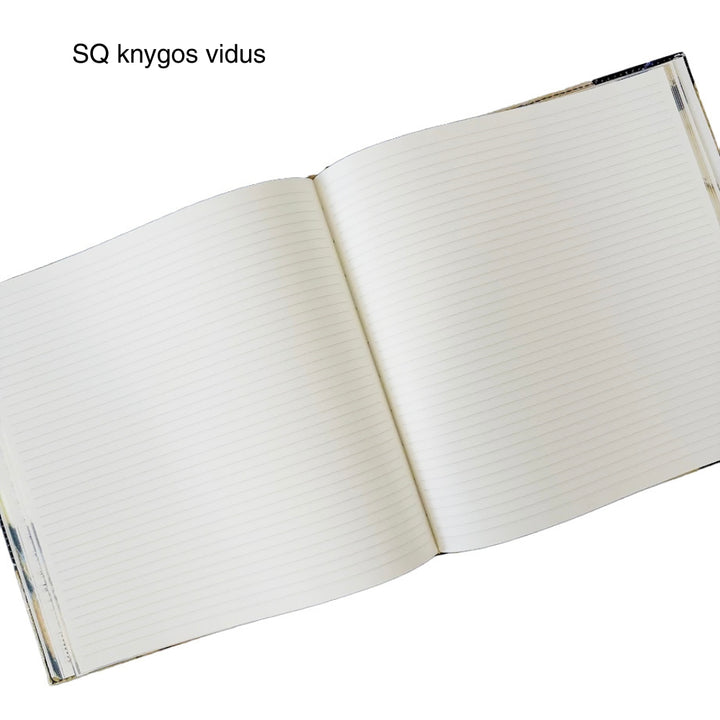 Darbo knyga 2027 su kietu eko odos viršeliu - Mėlyna tyla