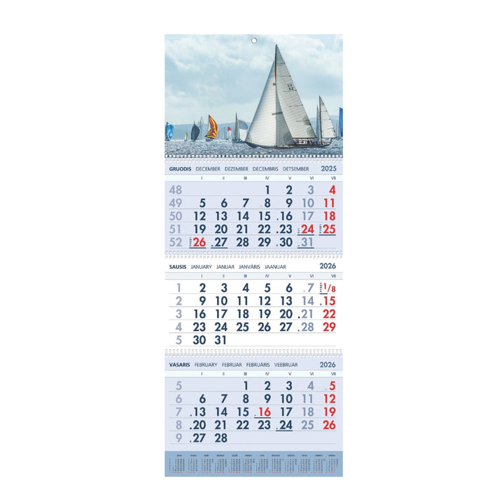 Sieninis kalendorius 2026 - Burės