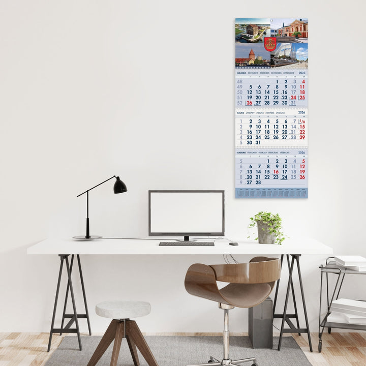 Sieninis kalendorius 2026 - Mano Klaipėda