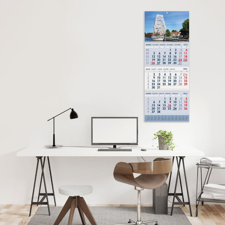 Sieninis kalendorius 2026 - Meridianas