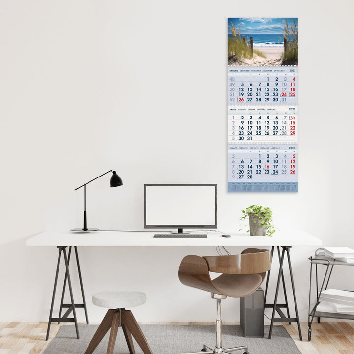 Sieninis kalendorius 2026 - Pajūris